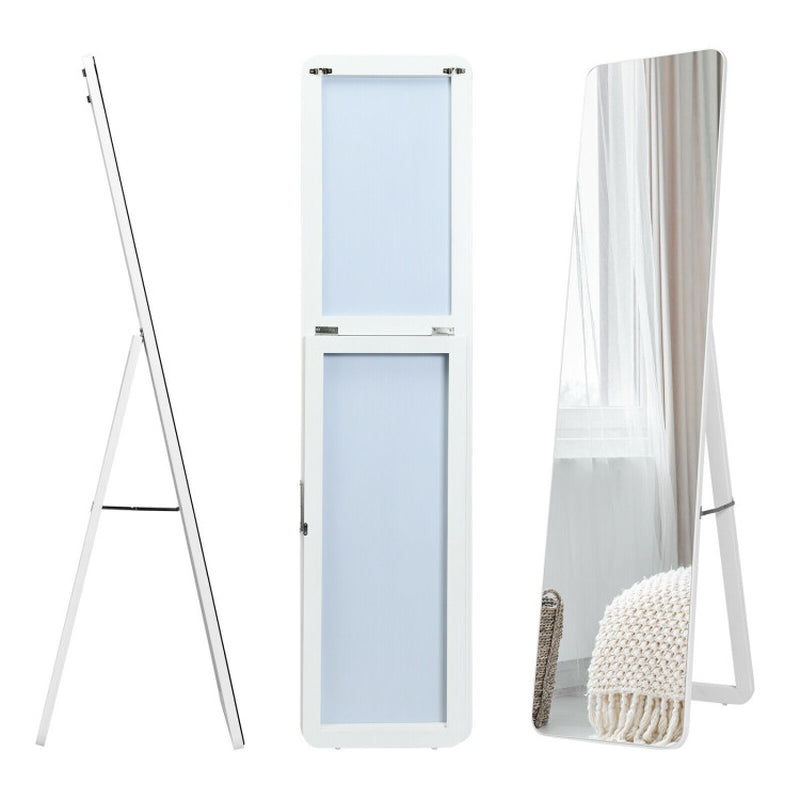 63 X 14.5 Inch Full Length Frameless Wall Mountable Floor Mirror