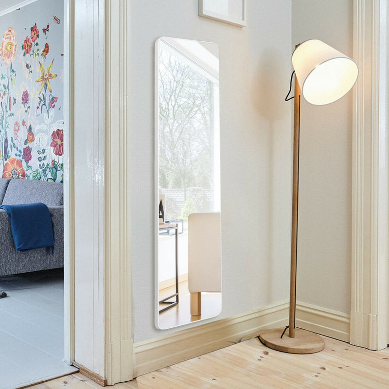 63 X 14.5 Inch Full Length Frameless Wall Mountable Floor Mirror