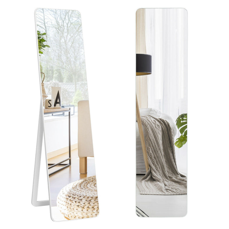 63 X 14.5 Inch Full Length Frameless Wall Mountable Floor Mirror